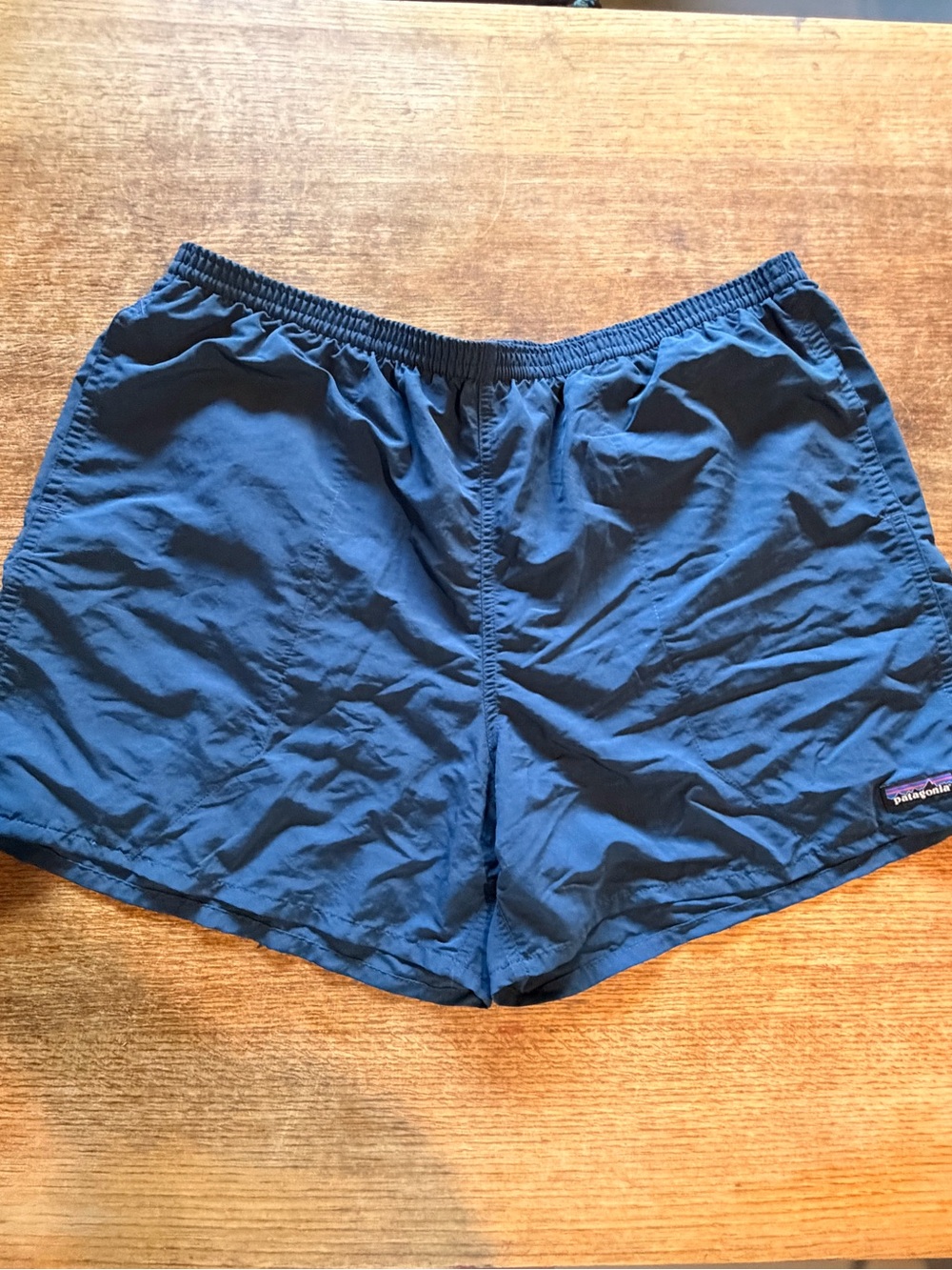 Patagonia Deep Blue Elastic-Waist Swim Shorts